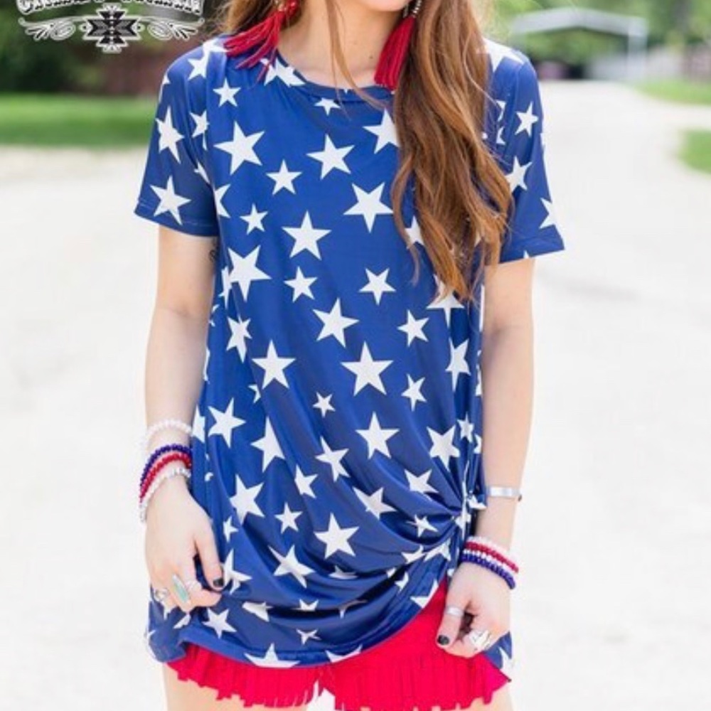 Crazy Train Freedom is Knot Tee. 4th of July!